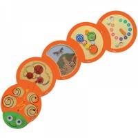 Set de 5 jeux muraux Chenille