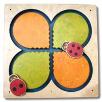 Jeu mural en bois Feuille