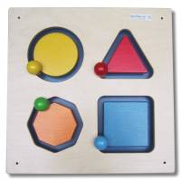 Jeu mural Formes et couleurs