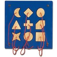 Jeu mural en bois : Les Formes