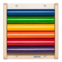 Petit jeu mural Rouleaux colorés