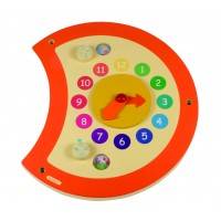 Jeu mural Chenille Horloge