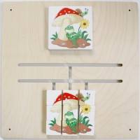 Jeu mural Puzzle Grenouille