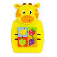 Jeu mural Puzzle Girafe
