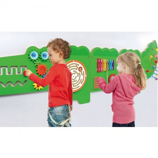 Grand jeu mural Crocodile - Espaces jeux enfants, salles d'attente