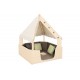 Cabane cocoon en bois