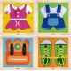 Jeu mural Montessori : habillage