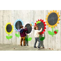 Tableaux noirs Fleurs (set de 5)