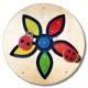 Jeu mural Fleur multicolore