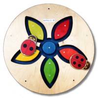 Jeu mural Fleur multicolore