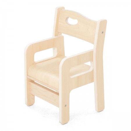 Lot de deux chaises basses enfant (avec accoudoirs)