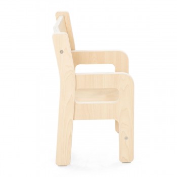 Lot de deux chaises basses enfant (avec accoudoirs)